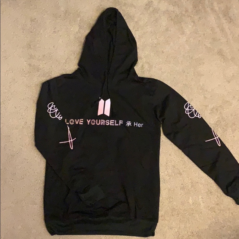 BTS Black Sweatshirt Hoodie J-Hope #94